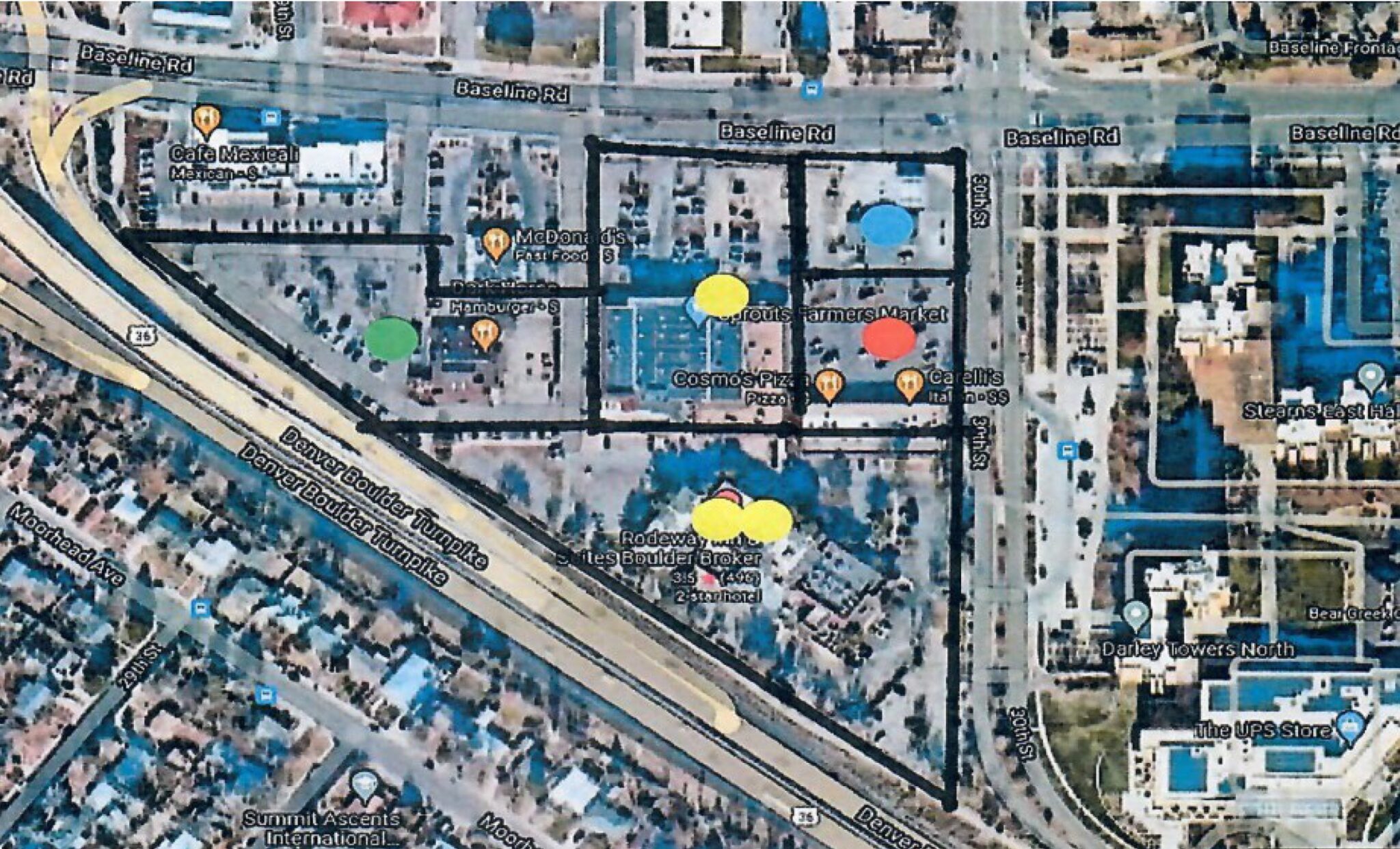 27.9 MM Three CRE properties & a land parcel in Boulder, CO