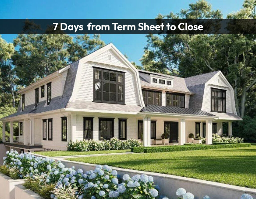 5 million dollar loan for single family residence in Water Mill NY